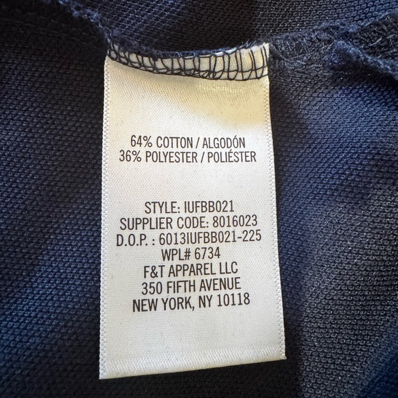 NWT IZOD Approved Schoolwear Long Sleeve Polo (Set of 5) - Navy L(38/39) - Picture 5 of 7